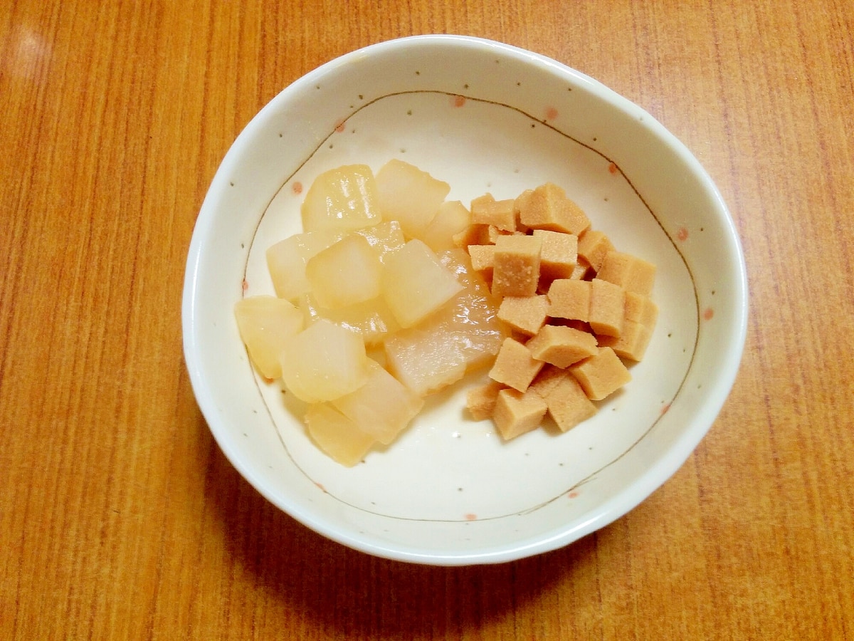 離乳食 大根と高野豆腐の煮物 レシピ 作り方 By Basyama 楽天レシピ 離乳食 大根と高野豆腐の煮物 レシピ 作り方 By Basyama 楽天レシピ